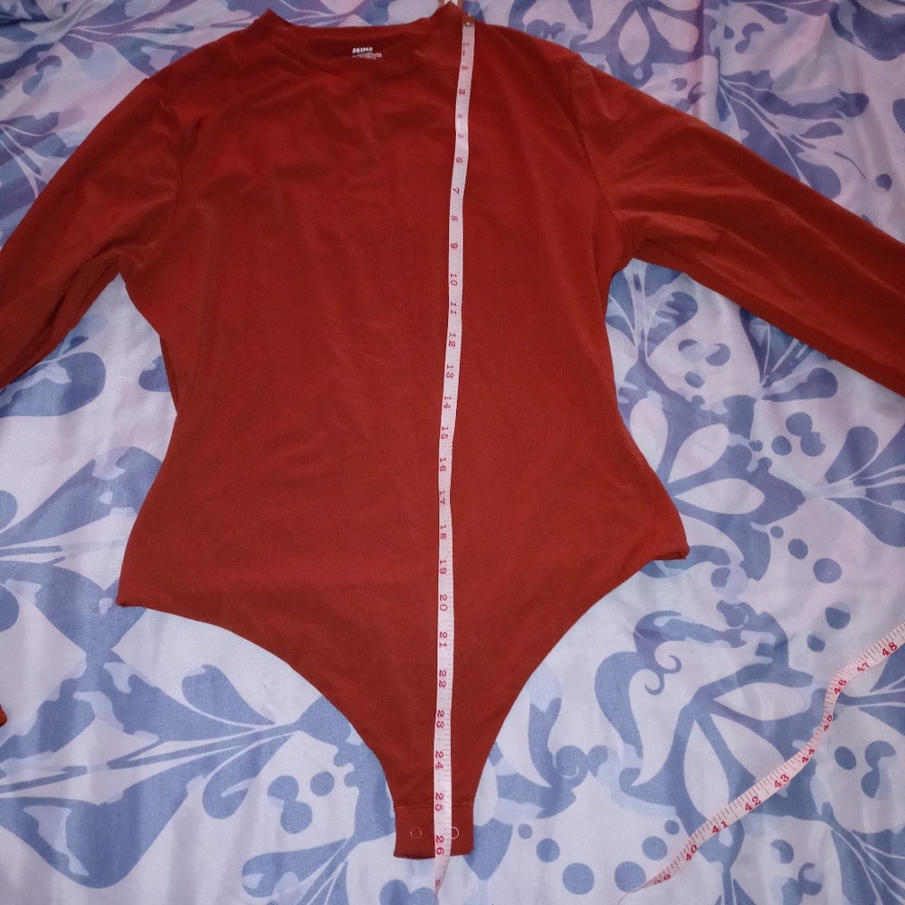 SKIMS Long Sleeve Crew Neck Bodysuit Size XL - Picture 7 of 11